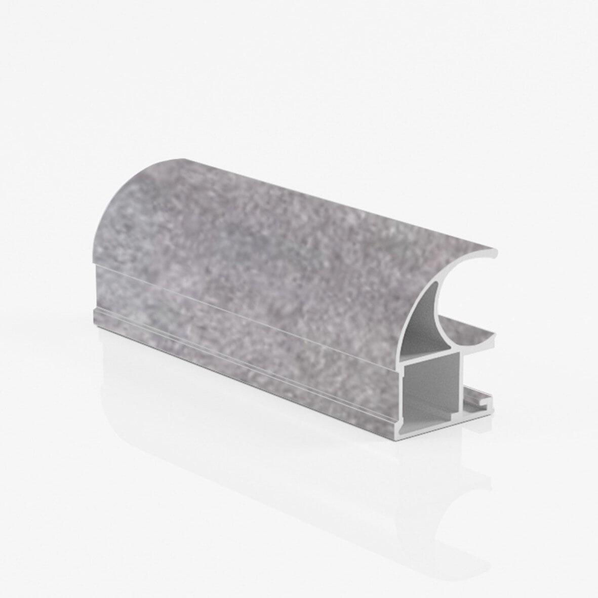 Ручка-профиль бетон серый